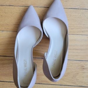 Nine West baby pink heels